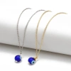 Europa y Estados Unidos cross border collar simple ojo de demonio collar de hombres y mujeres colgante de ojos azules cadena de clavícula accesorios wholesale haohao 41500723040931734 details Picture